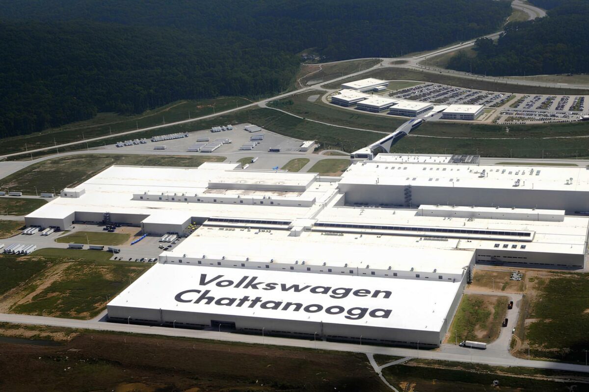 volkswagen chattanooga assembly plant tennessee