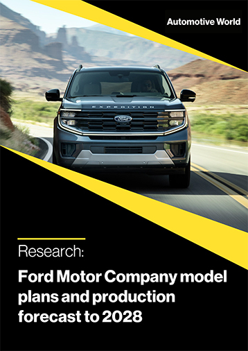 Ford Motor Company model plans and production forecast to 2028