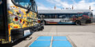 Wireless bus charging