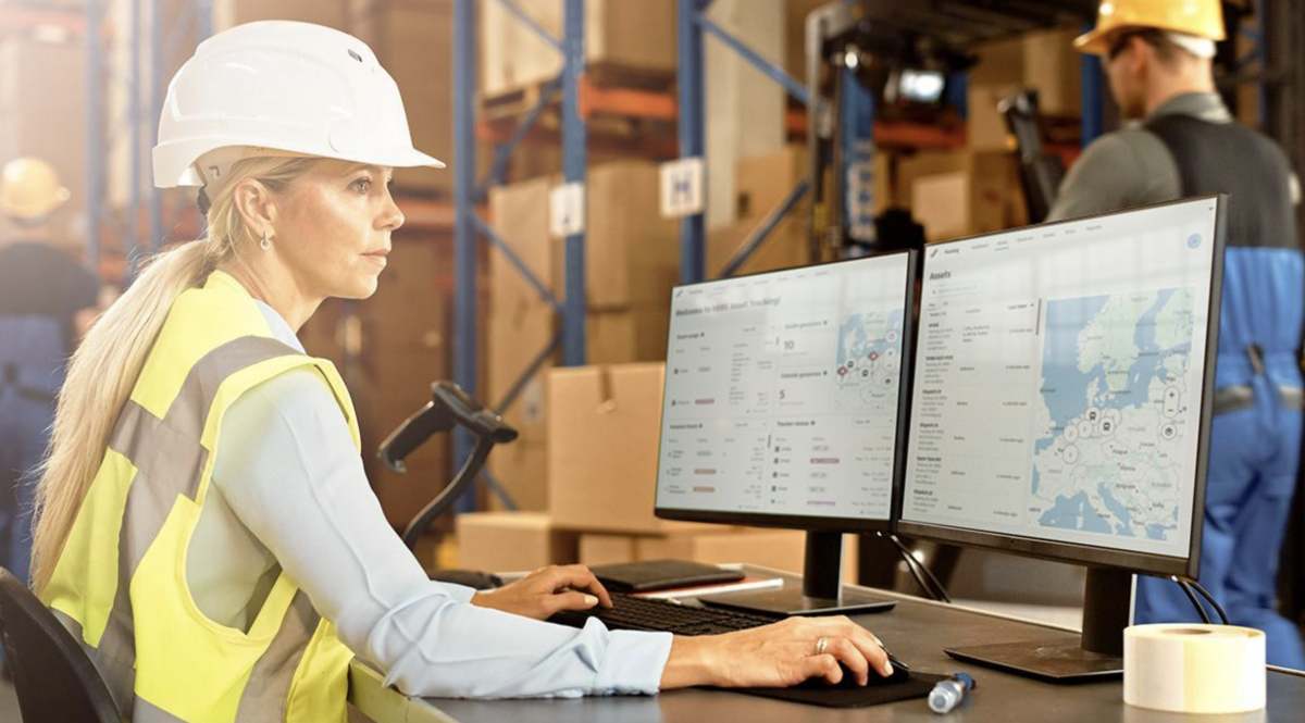 HERE asset tracking